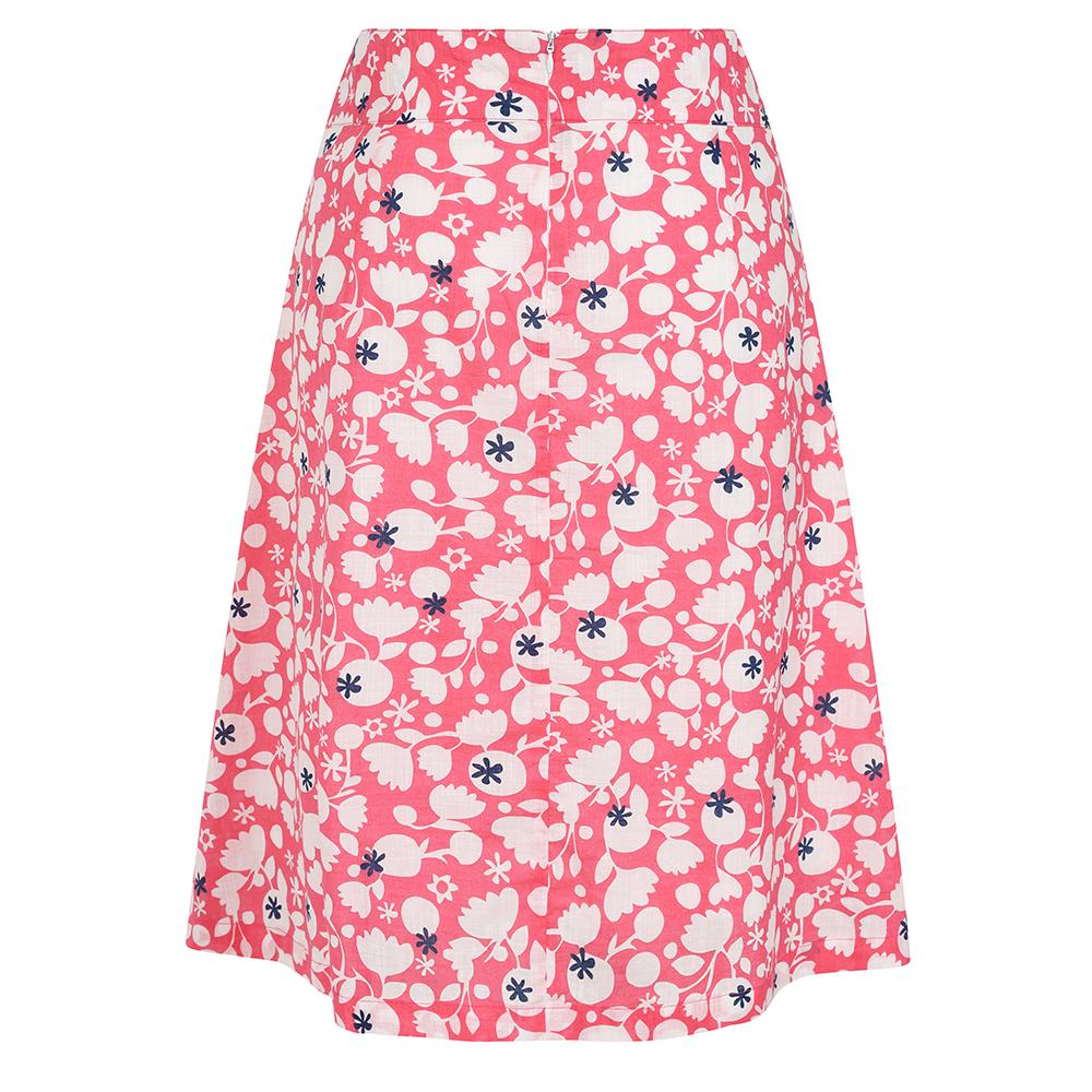 LJ42 - Printed Cotton Skirt - Bloom