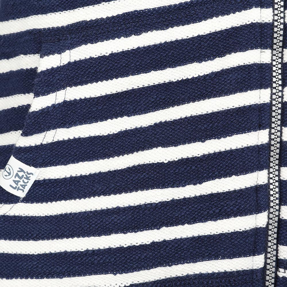 LJ43SC - Boys Textured Striped Sweatshirt