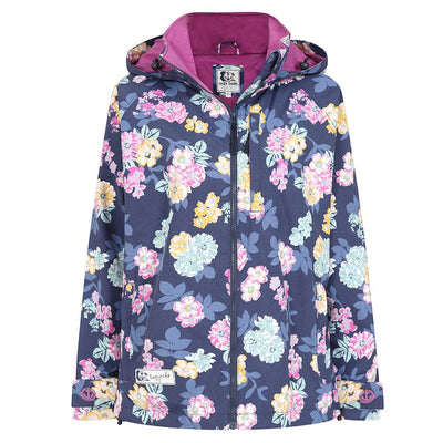 LJ45P - Short Printed Waterproof Coat - Blossom