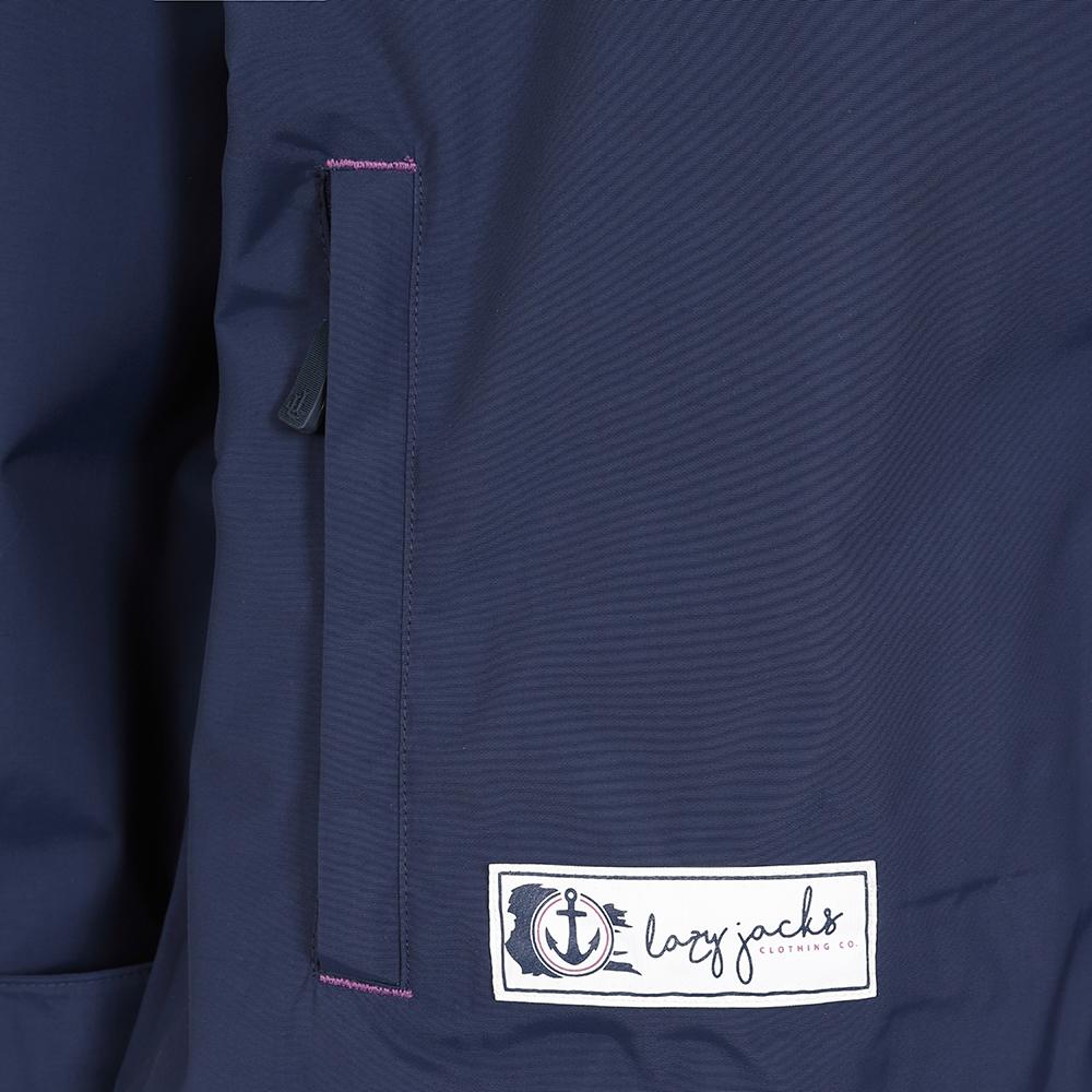 LJ45 - Short Waterproof Coat - Marine