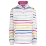 LJ6 - Button Neck Sweatshirt - Rainbow