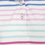 LJ6 - Button Neck Sweatshirt - Rainbow