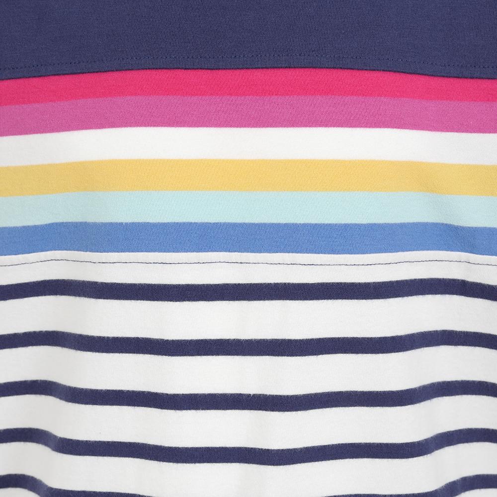 LJ8C - Girls Striped T-Shirt - Prism