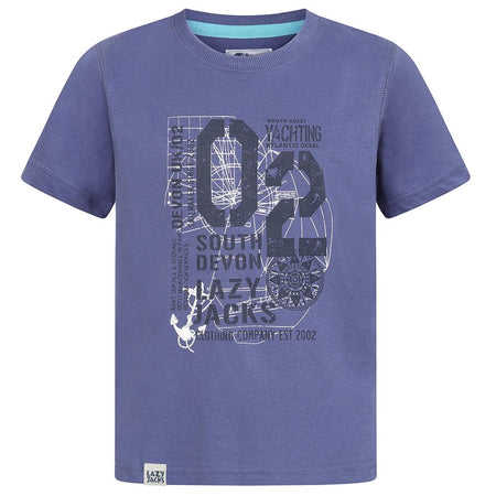 LJ15C - Boys Printed T-Shirt - Denim