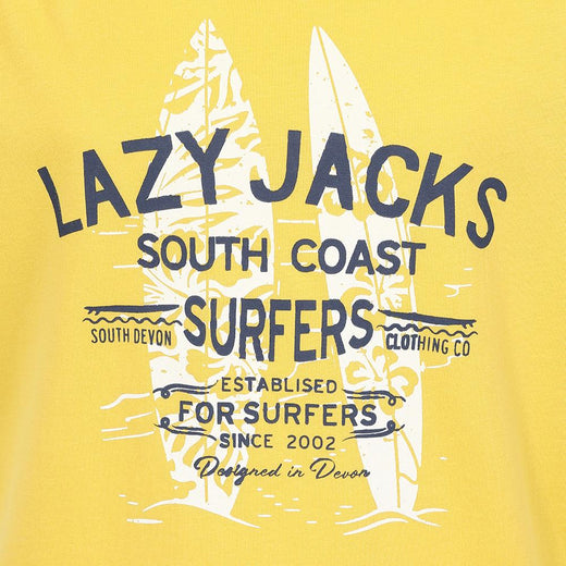 LJ15C - Boys Printed T-Shirt - Yellow