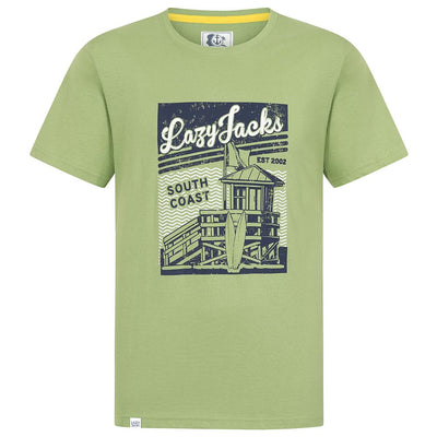 LJ15 - Printed T-Shirt - Lime