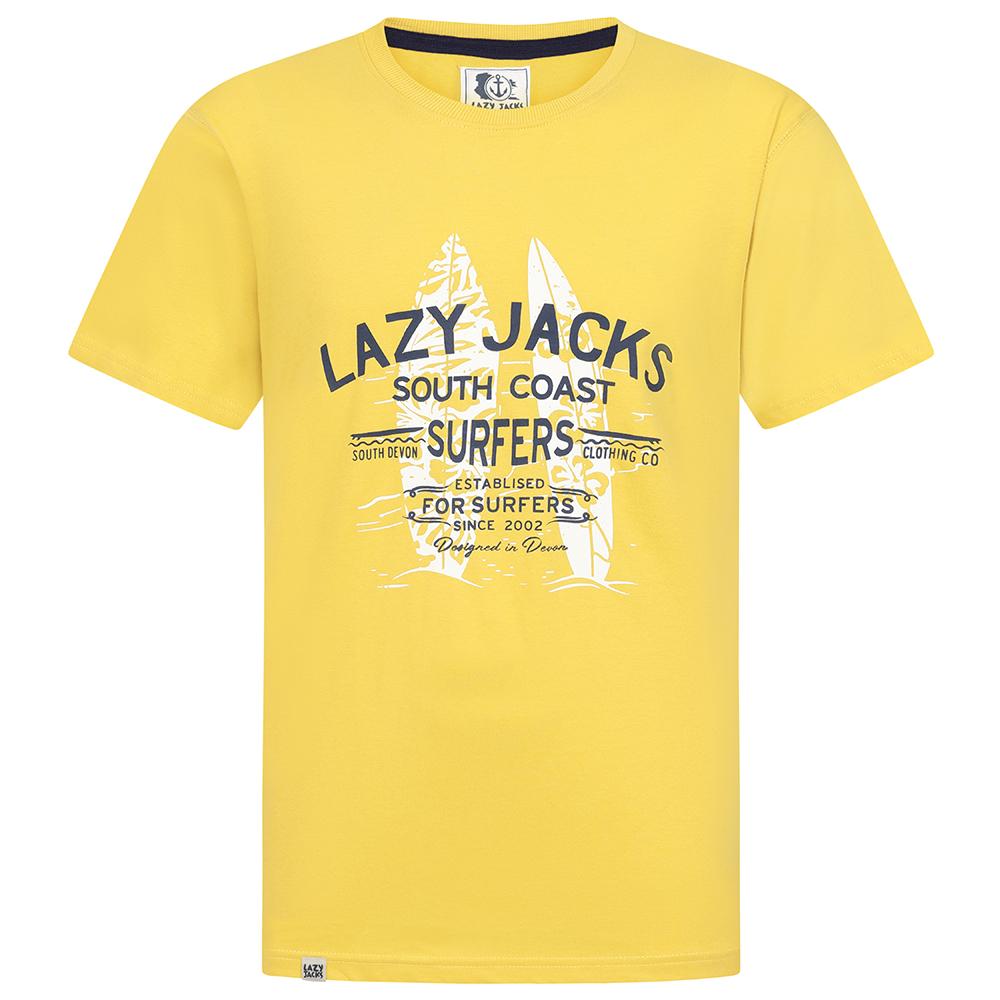 LJ15 - Printed T-Shirt - Yellow