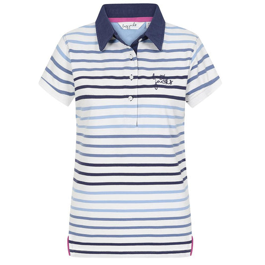 LJ22 - Ladies Polo Shirt - Stripe