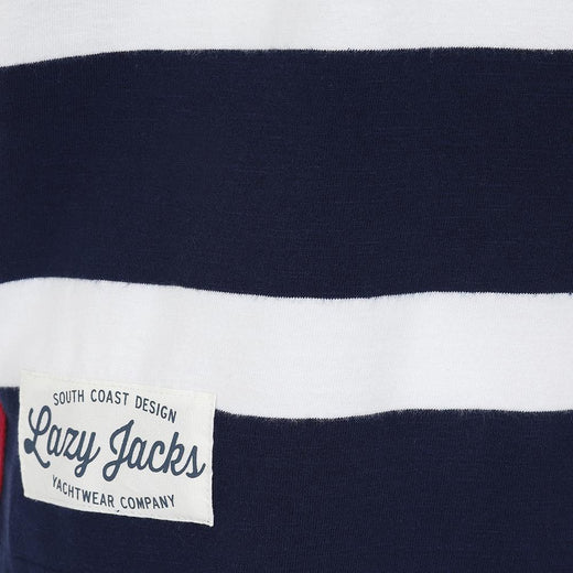 LJ27C - Short Sleeve Rugby Shirt - Marine