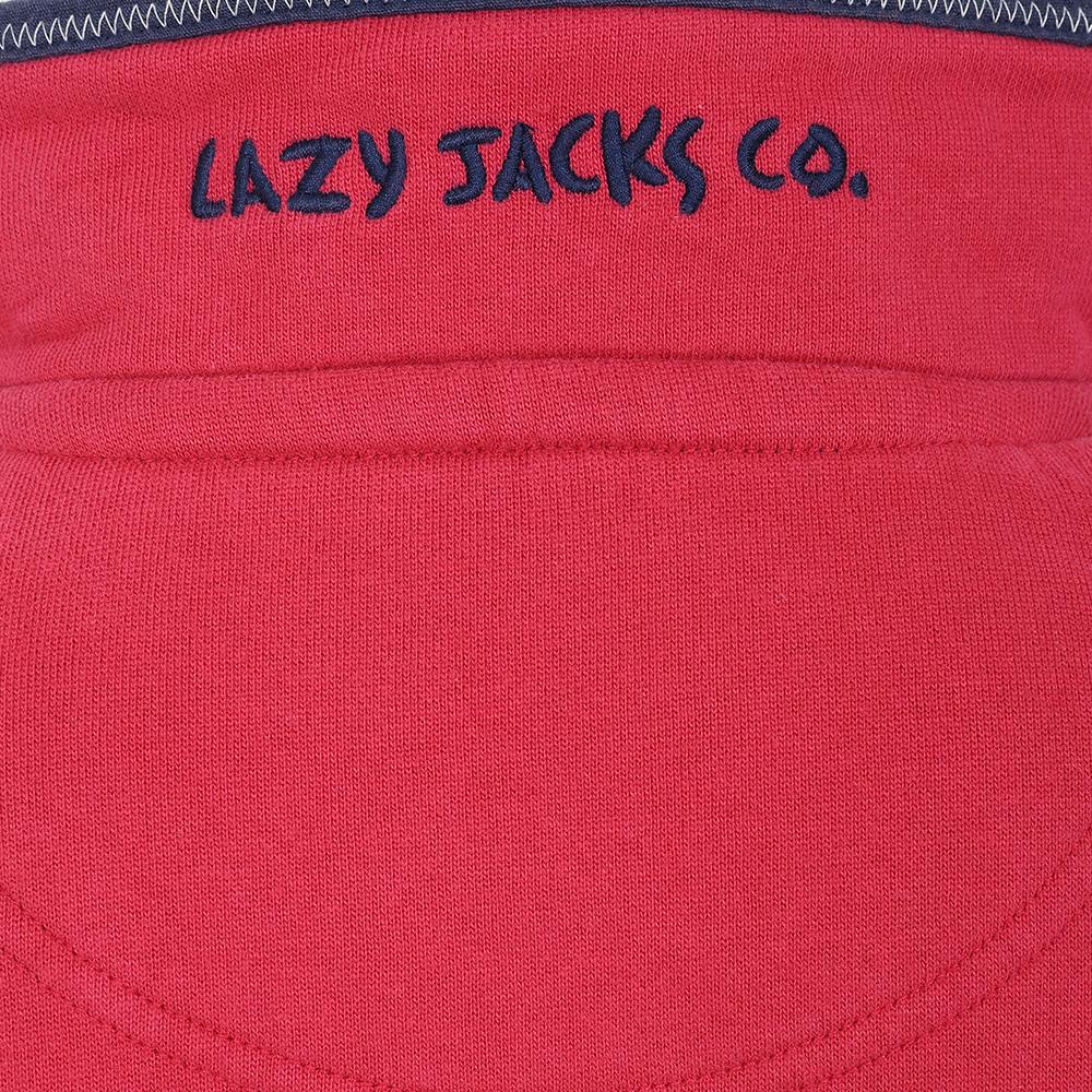 LJ3C - Boys 1/4 Zip - Crimson
