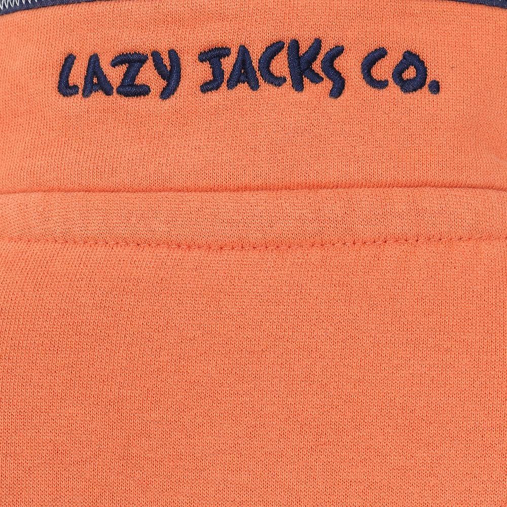 LJ3C - Boy's 1/4 Zip Sweatshirt - Orange
