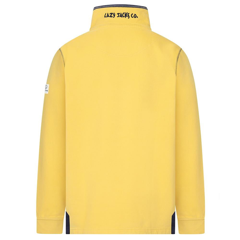 LJ40 - Men's 1/4 Zip Sweatshirt - Yellow