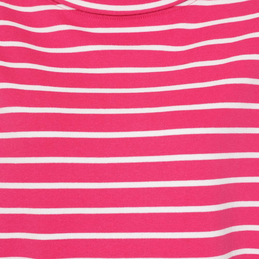 LJ94S - Striped Roll Neck Sweatshirt - Lipstick