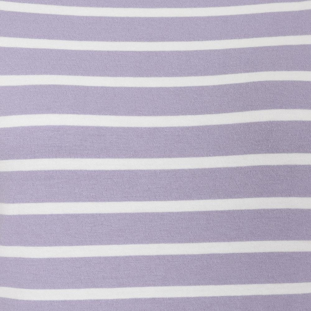 LJ97 - Striped Breton Top - Lilac